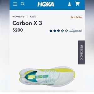 Hoka carbon x3 (7.5)